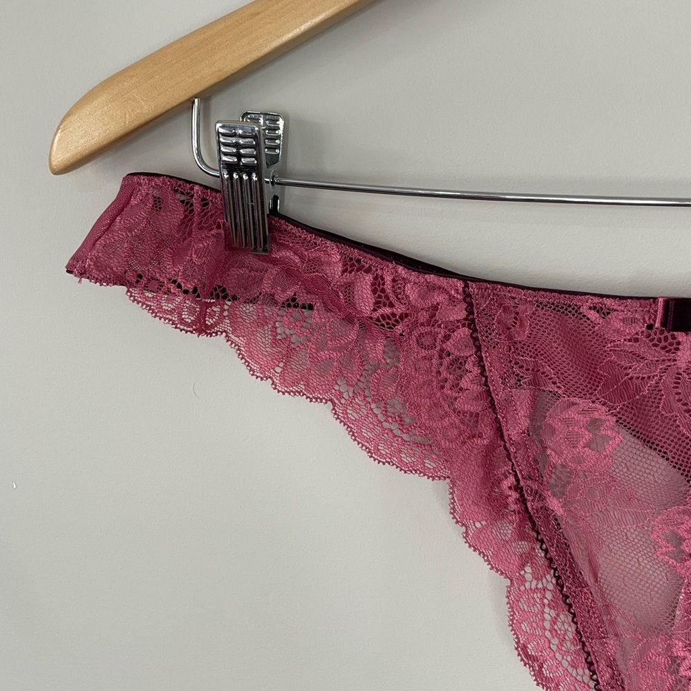 Adore Me NWT lace sheer thong panties 2X - Picture 2 of 6